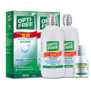 爱尔康傲滴乐明护理液隐形眼镜美瞳旗舰官网正品大小瓶355+120ml
