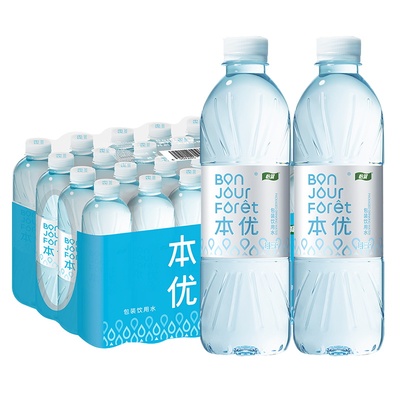 怡宝本优饮用水555ml送货上楼