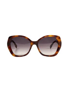 【自营】Fendi LETTERING蝴蝶形太阳镜女士国际版 FE40112I椭圆