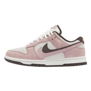 Nike耐克女鞋新款运动鞋DUNK LOW粉白双钩撞色复古板鞋HV1799-161