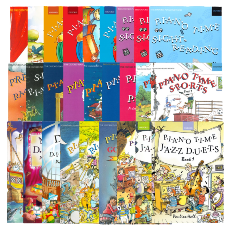 Piano Time 系列 牛津钢琴教材基础教程 钢琴时间 爵士二重奏 Jazz Duets 英国皇家音乐 ABRSM 英皇考级 英文原版 进口工具书