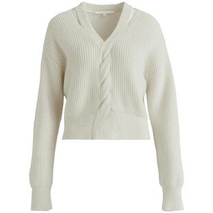 OBEG欧碧倩安可拉红茶风绞花镂空针织衫毛衣女冬10464172