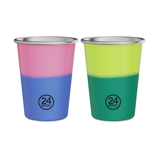 24bottles温感变色系列派对杯套盒开口不锈钢杯可变色的情侣对杯