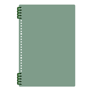 b5不硌手活页本可拆卸线圈笔记本本子a4复古横线本学生专用简约记事本a5环扣线圈本加厚替芯纸大容量网格本