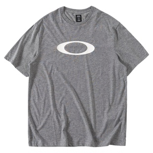 现货 Oakley欧克利 O-Bold Ellipse 吸汗速干运动圆领LOGO短袖T恤