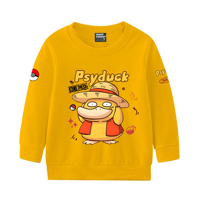 可达鸭宝可梦联名NASA路飞卫衣