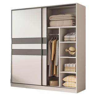 衣柜卧室家用简易出租房用2026新款爆款衣柜子儿童衣橱推拉门衣柜