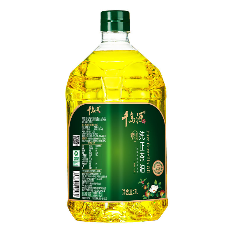 千岛源纯正茶油2L低温冷榨