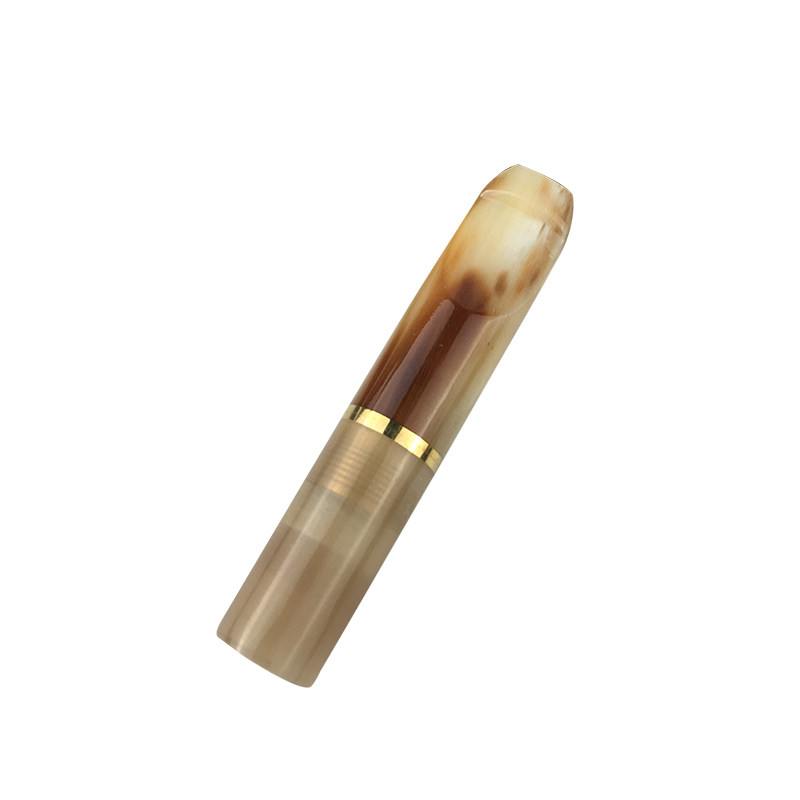 亿辉手工牦牛烟嘴9mm活性炭砾石