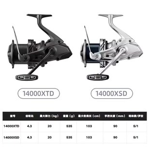 SHIMANO鱼线轮24款尤特加ULTEGRA XR纺车轮双线杯远投轮海鲈渔轮