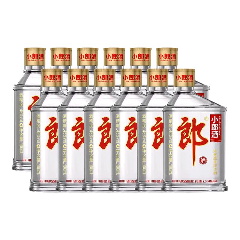 郎酒经典小郎酒歪嘴郎兼香型小瓶装100ml*12瓶纯粮口粮白酒推荐