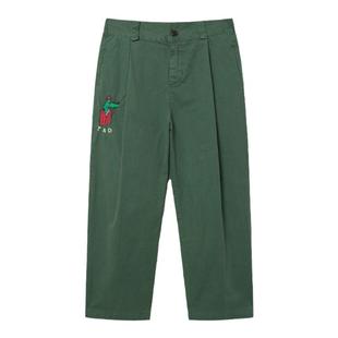 RollingKids 儿童纯色休闲长裤春秋宽松直筒裤童装