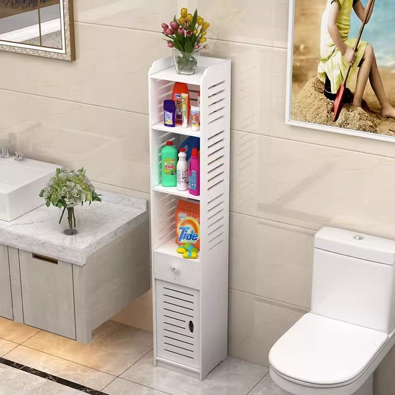 卫生间马桶架厕所洗手间储物置物架侧边浴室柜多层水洗架马桶落地