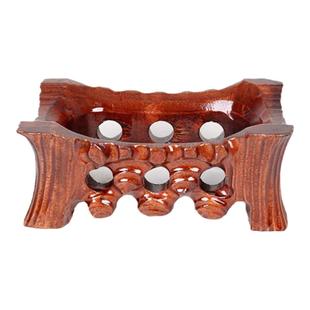 万能底座免挖槽奇石摆件底座凹槽天然石头展示架不规则泰山石底托