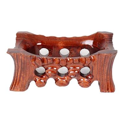 纯实木底托欧米林摆件托架