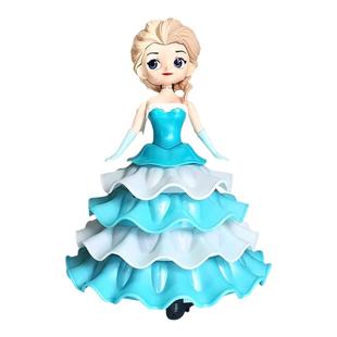 婴儿玩具儿童电动跳舞音乐公主爱莎公主女孩子0一1岁2-3女童小孩6