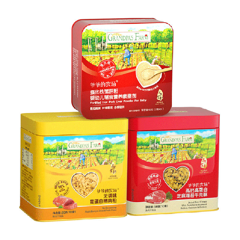 爷爷的农场婴幼儿猪肝粉辅食140g