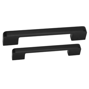 德国KABO橱柜抽屉拉手黑色美式柜门把手简约单孔柜子衣柜门小拉手