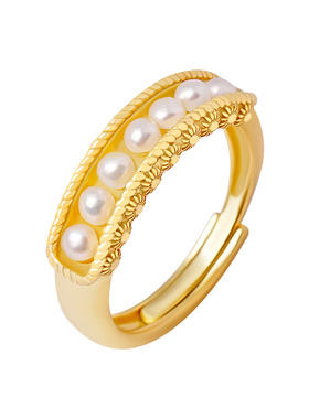 宫里上新正品天然淡水珍珠戒指