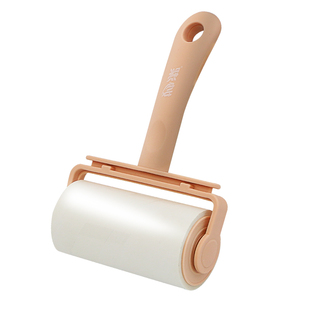 妙洁粘毛器滚筒毡轮可撕式家用衣物粘尘滚刷大号替换卷纸头发神器