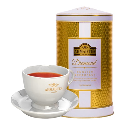 亚曼英早红茶音乐罐圣诞节礼物