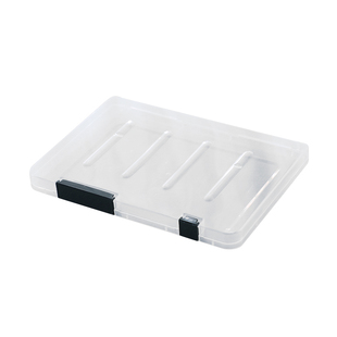 A4文件收纳盒透明贴纸色纸胶带盒子a5试卷办公室桌面米木日式家居