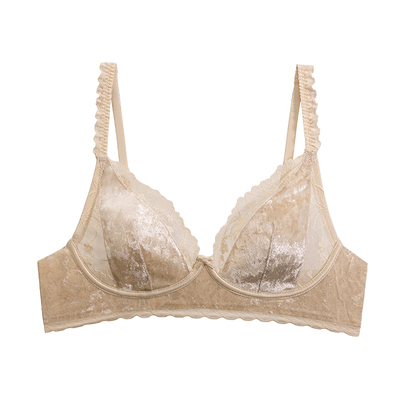 提未苏性感丝绒显小兔耳朵杯内衣