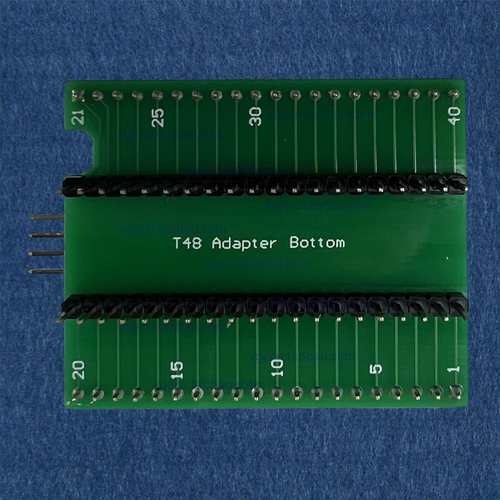T48 QFP44_EX1 QFP44 TO DIP40 (C51 AVR PIC) IC 烧录座 适配器