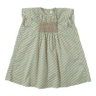 benebene无袖纯棉中长款连衣裙春夏新款印花A版及膝连衣裙短裙子