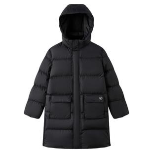 【三防&90%羽绒】eland kids衣恋童男女童羽绒服25冬新品长款外套