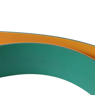 进口纸管机皮带卷管机开槽机纸吸管机输送带V槽机黄绿色防滑皮带