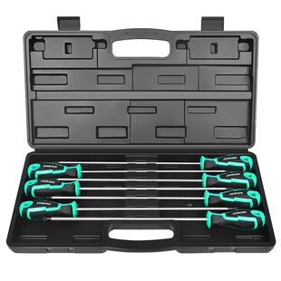 加长t20螺丝刀t25梅花内六角花键t10t15梅花型六角起子长十字改锥