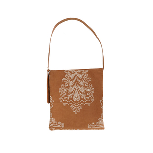 楼兰博物馆文创民族风复古刺绣百搭能装日常通勤单肩托特包