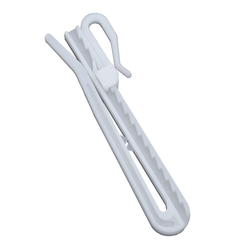 【5只起发】韩式窗帘挂钩配件可调伸缩钩S钩窗帘升降钩塑料钩子