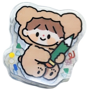 卓大王亚克力夹子PP夹照片装饰创意手帐小收纳夹可爱卡通高颜值