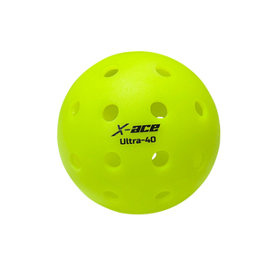 新款X-ACE滚塑匹克球pickleball球专业比赛训练球Ultra40球室外球