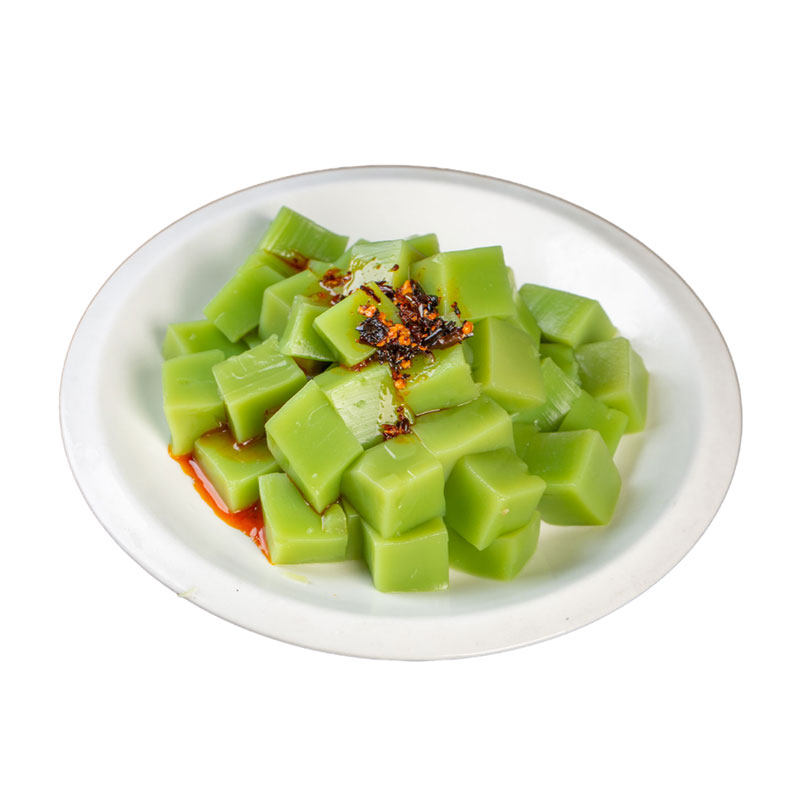 蔬菜米豆腐5盒翡翠米豆腐蔬菜米凉粉凉拌特色小吃早餐半成品食材