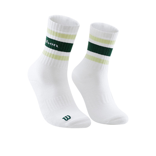 Wilson威尔胜官方男女同款高弹足弓支撑缓震抗菌网球运动高腰袜子