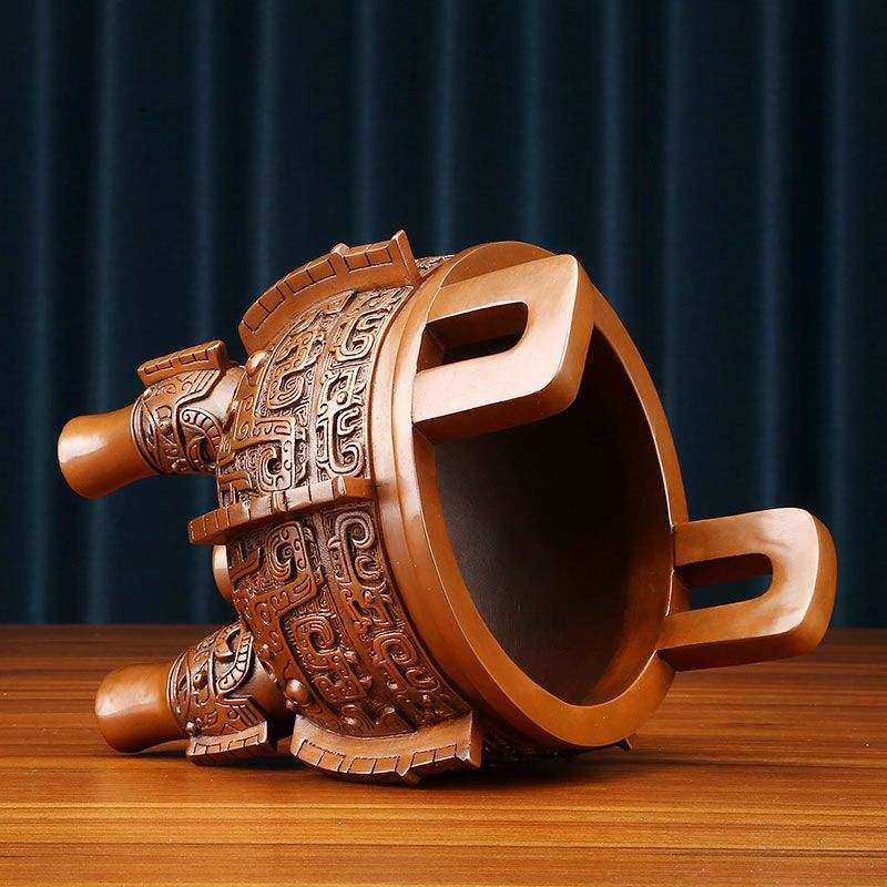 紫铜入己鼎摆件鼎盛千秋客厅办公室商务礼品鼎公司开业乔迁礼品