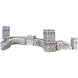 万里长城古城墙烽火台炮楼残垣断壁摆件模型造景沙盘假山盆景配件