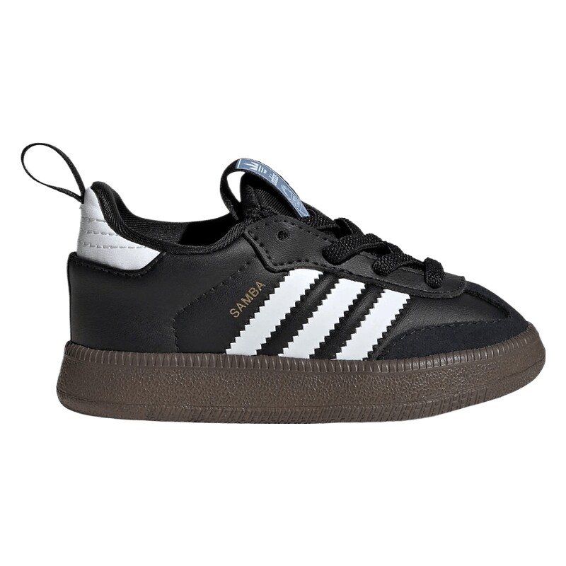 adidas阿迪达斯三叶草婴童SAMBA「T头鞋」经典板鞋德训鞋KK2179
