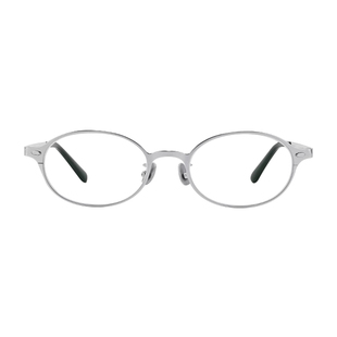 超轻钛架书呆子近视眼镜框女可配度数防蓝光高级感素颜神器小镜架