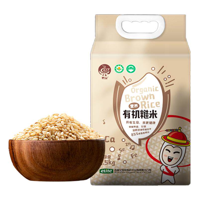 和龙鸭泉有机糙米2.5kg
