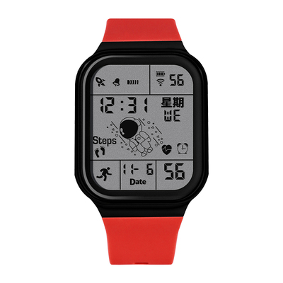 圣猴时LCD时尚中性静音手表