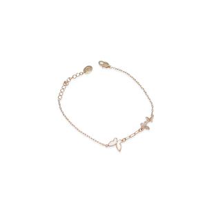 Chomel新加坡珍珠贝母木锆石蝴蝶手链小众轻奢高级感ins风1596