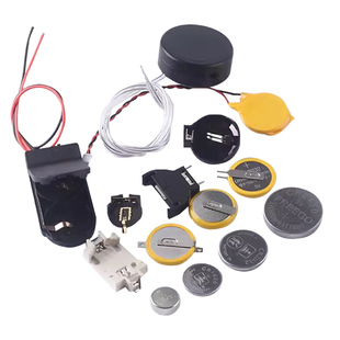 贴片立式卧式CR2032/2016/2025/2450/1220电池座3V纽扣电池盒电池