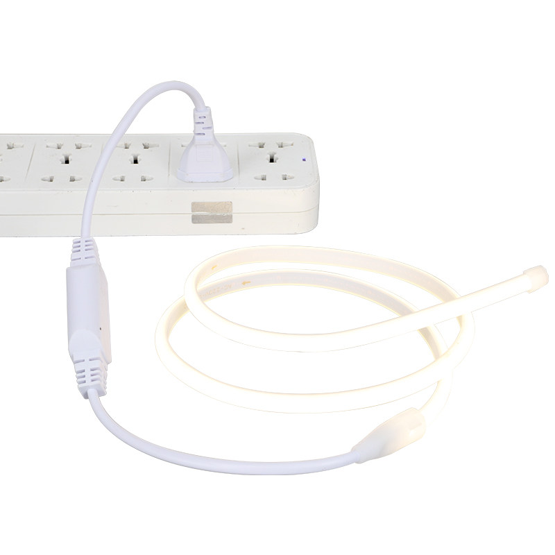 冰蓝色灯带冷光220v cob户外防水自粘彩色氛围柔性电竞房led灯条