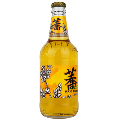 燕大师苦荞啤酒450ml玻璃瓶
