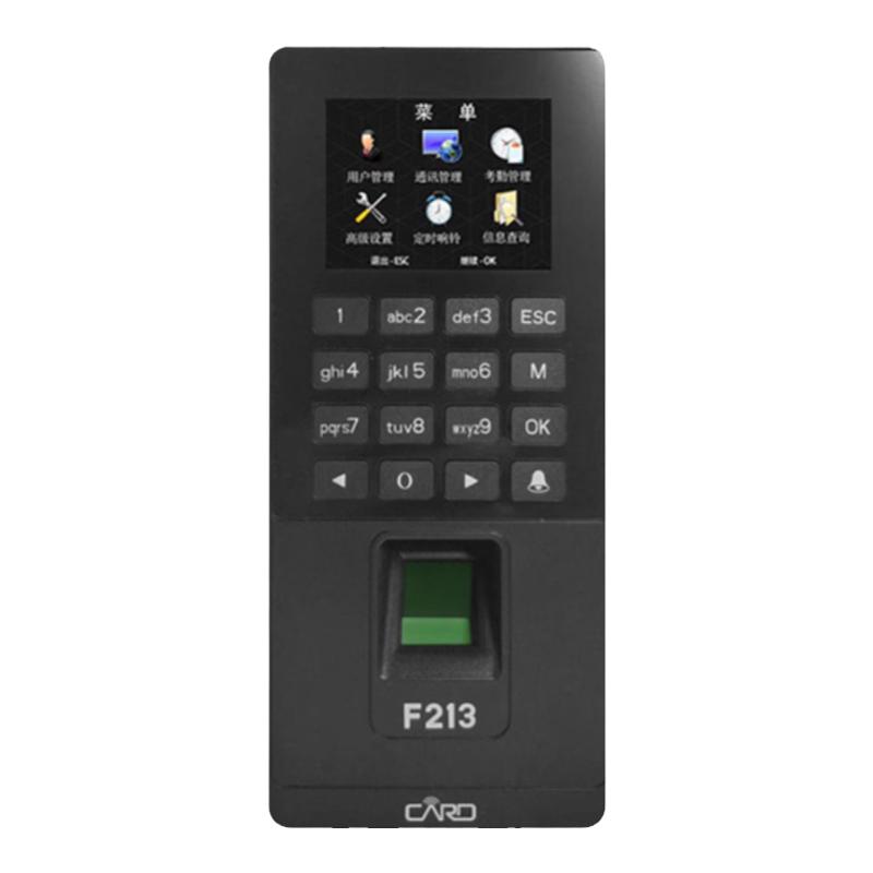 F213考勤指纹门禁刷卡密码自动门玻璃门U盘导出报表一体机电磁锁