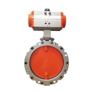 气动粉尘蝶阀铝合金板粉体DN100单/双法兰蝶阀阀门水泥搅拌站